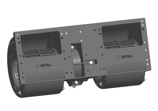 Spal double radial blower 24V, 1 speed | 006-B40-22