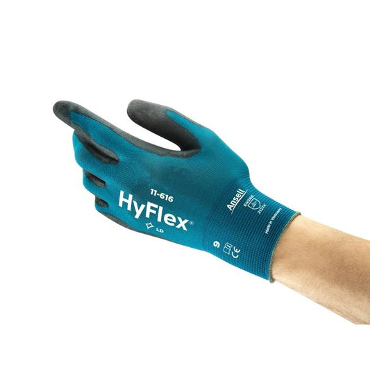 Ansell HyFlex assembly gloves, 12 pairs | 11-616