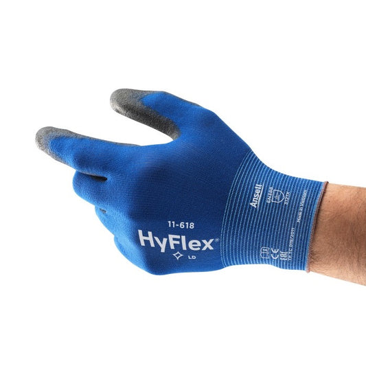 Ansell HyFlex assembly gloves, 12 pairs | 11-618