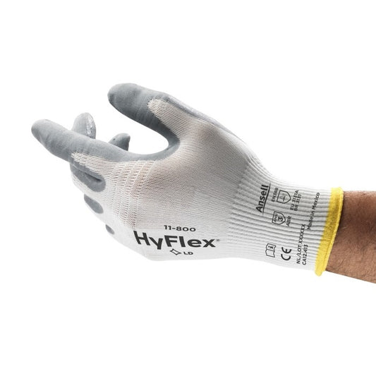 Ansell HyFlex breathable assembly gloves, 12 pairs | 11-800