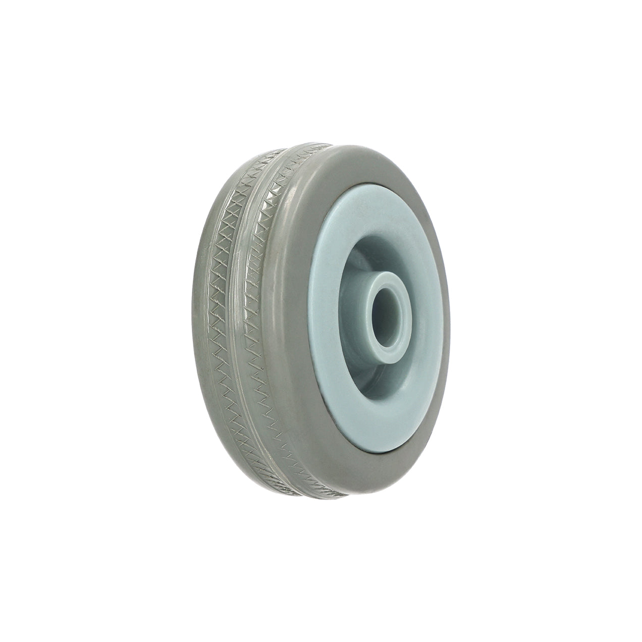 Rolle Ø 75 MM, spurloses Gummi, Gleitlager, Tragfähigkeit 50 KG | 3050-75