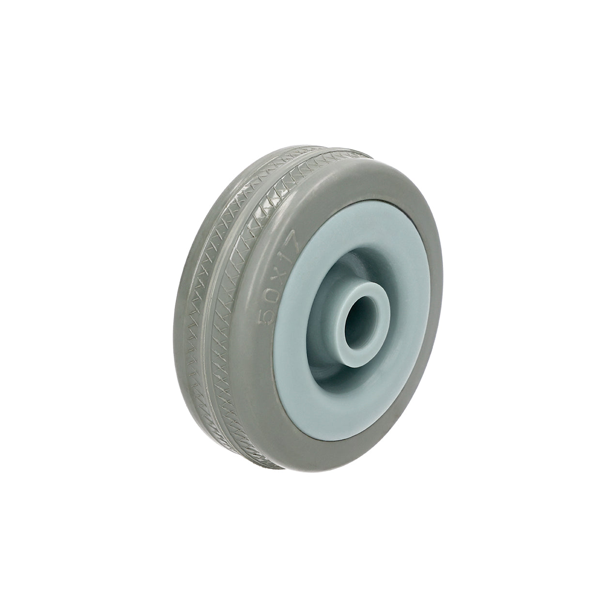 Rolle Ø 50 MM, spurloses Gummi, Gleitlager, Tragfähigkeit 25 KG | 3050-50
