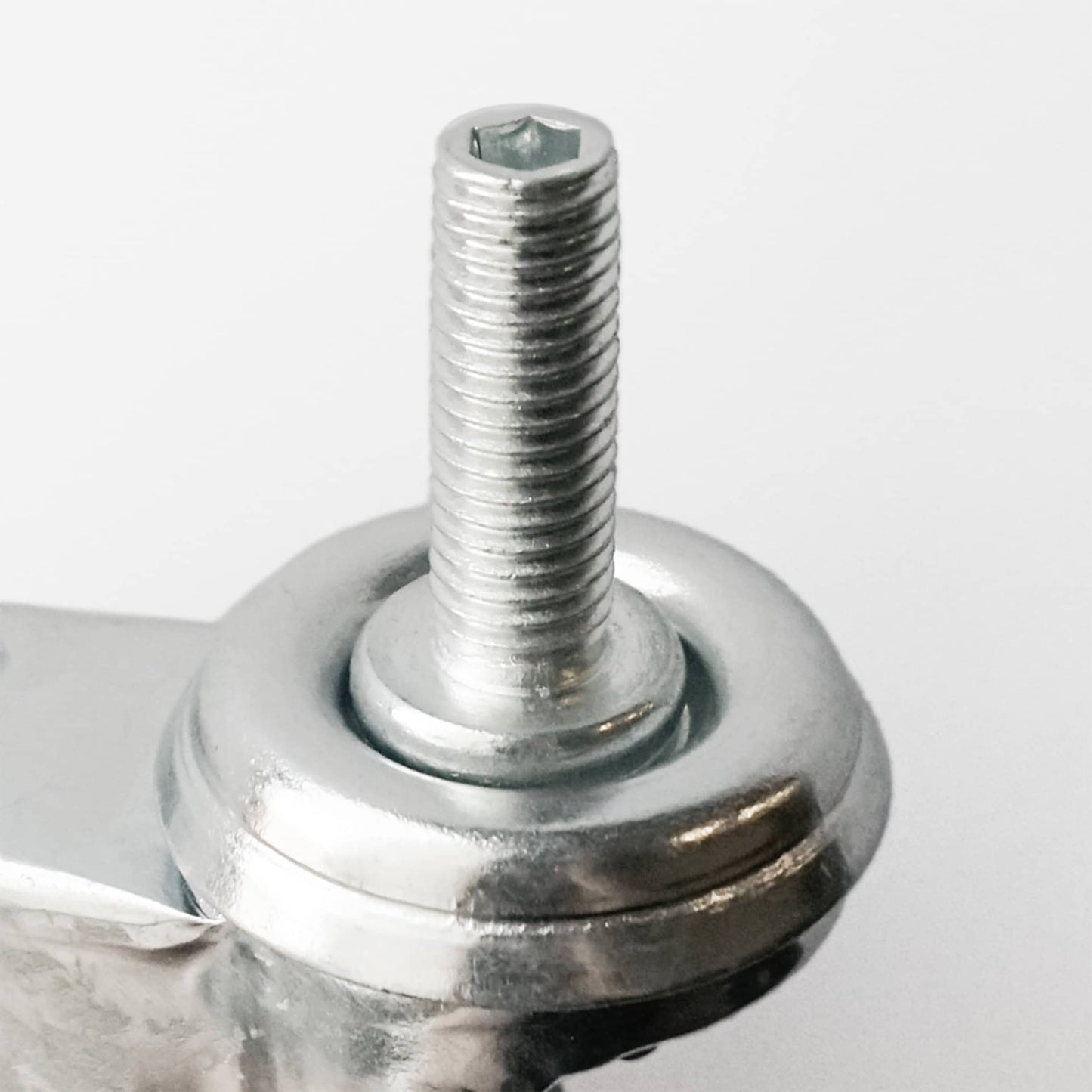 Ø 75 mm | Swivel castor without brake: rubber tread, for screw fastening, plain bearing, load capacity 50 kg | 3062-75