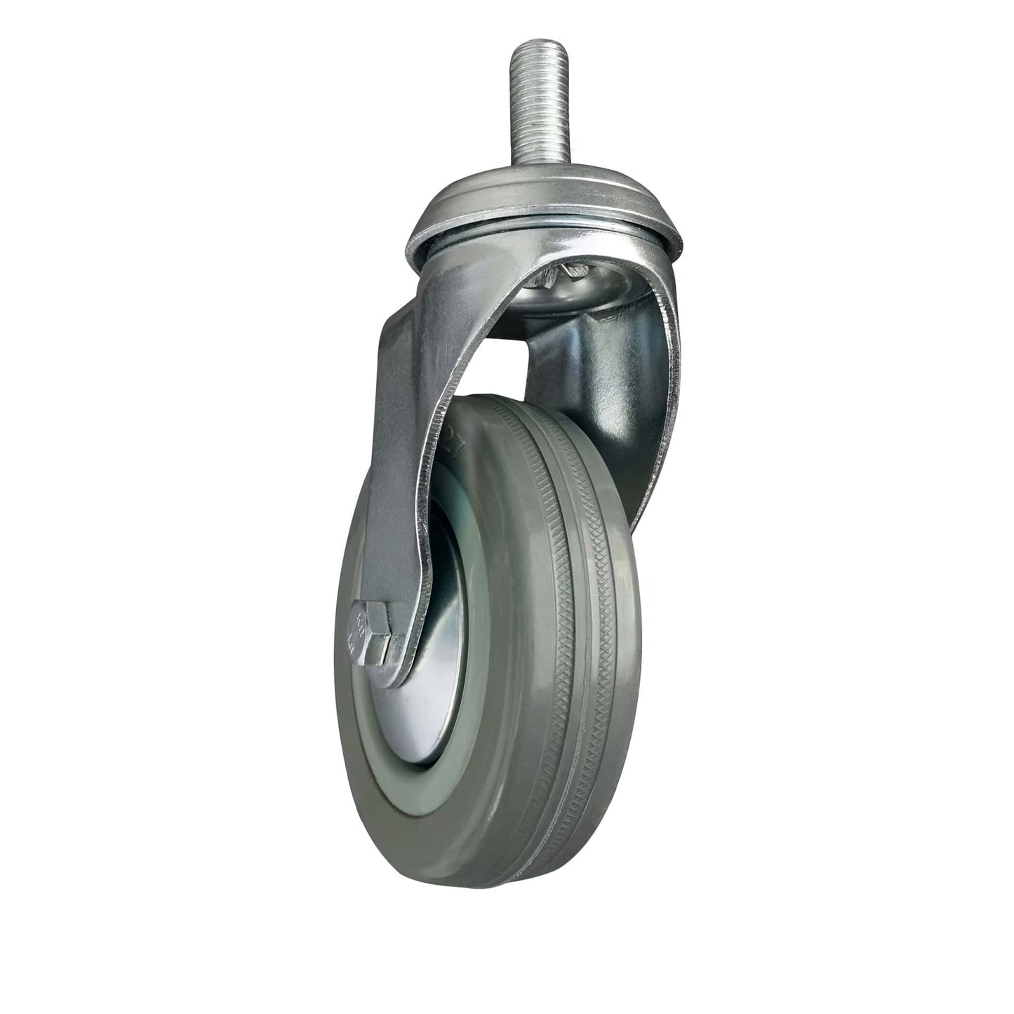 Ø 50 mm | Swivel castor without brake: plastic-rubber tread, for screw fastening, plain bearing, load capacity 25 kg | 3062-50