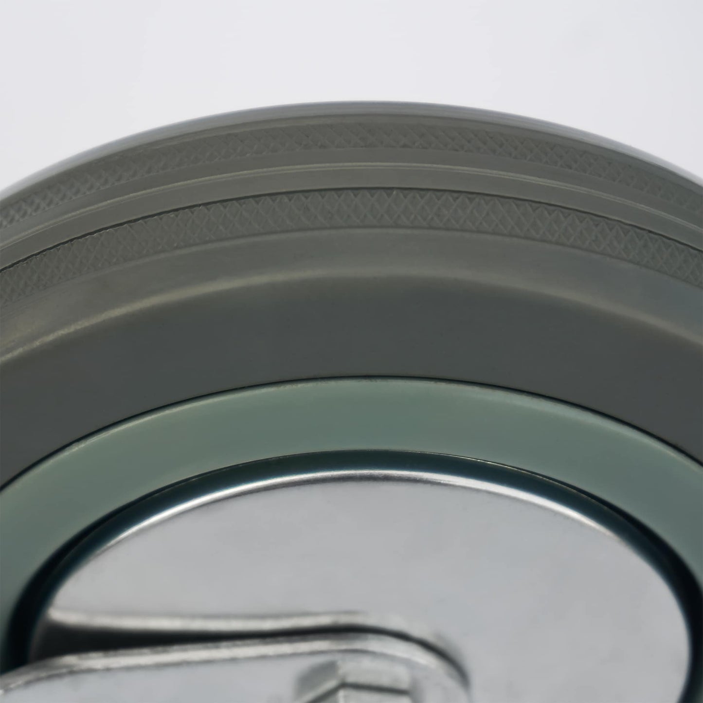 Ø 100 mm | Swivel castor with brake: rubber tread, screw fastening, plain bearing, load capacity 80 kg | 3064-100