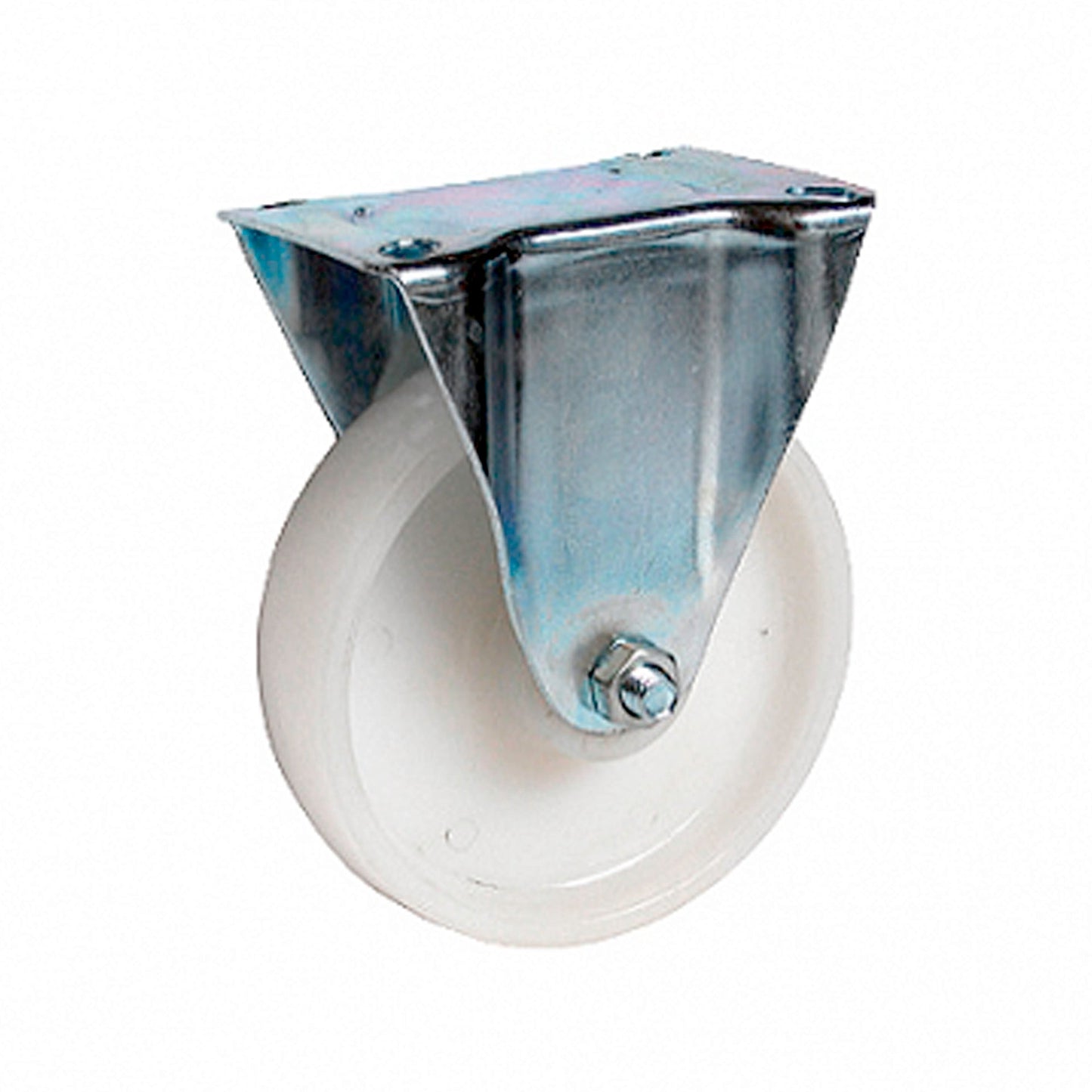 Ø 152 mm | Fixed castor without brake: polyamide, mounting plate, roller bearing, load capacity 270 kg | 4062-152