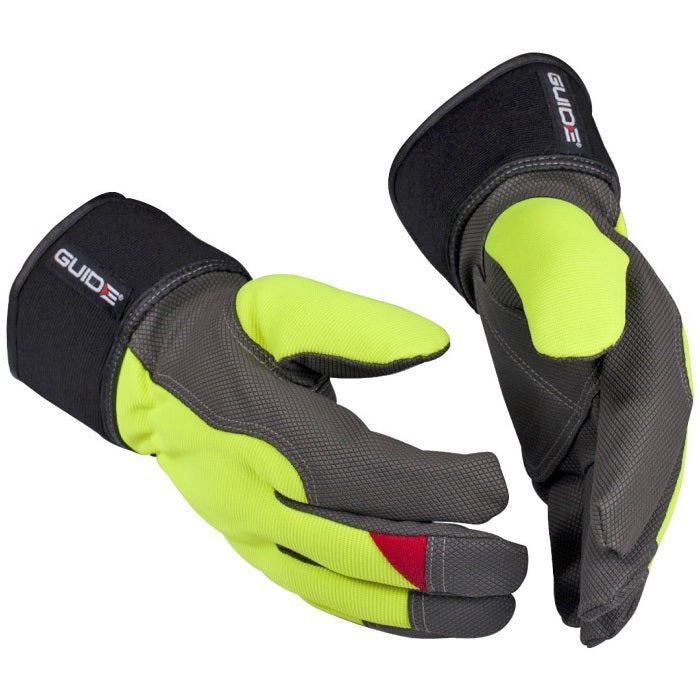 6 Paar Winterhandschuhe Guide, Hi-Vis | 5148W