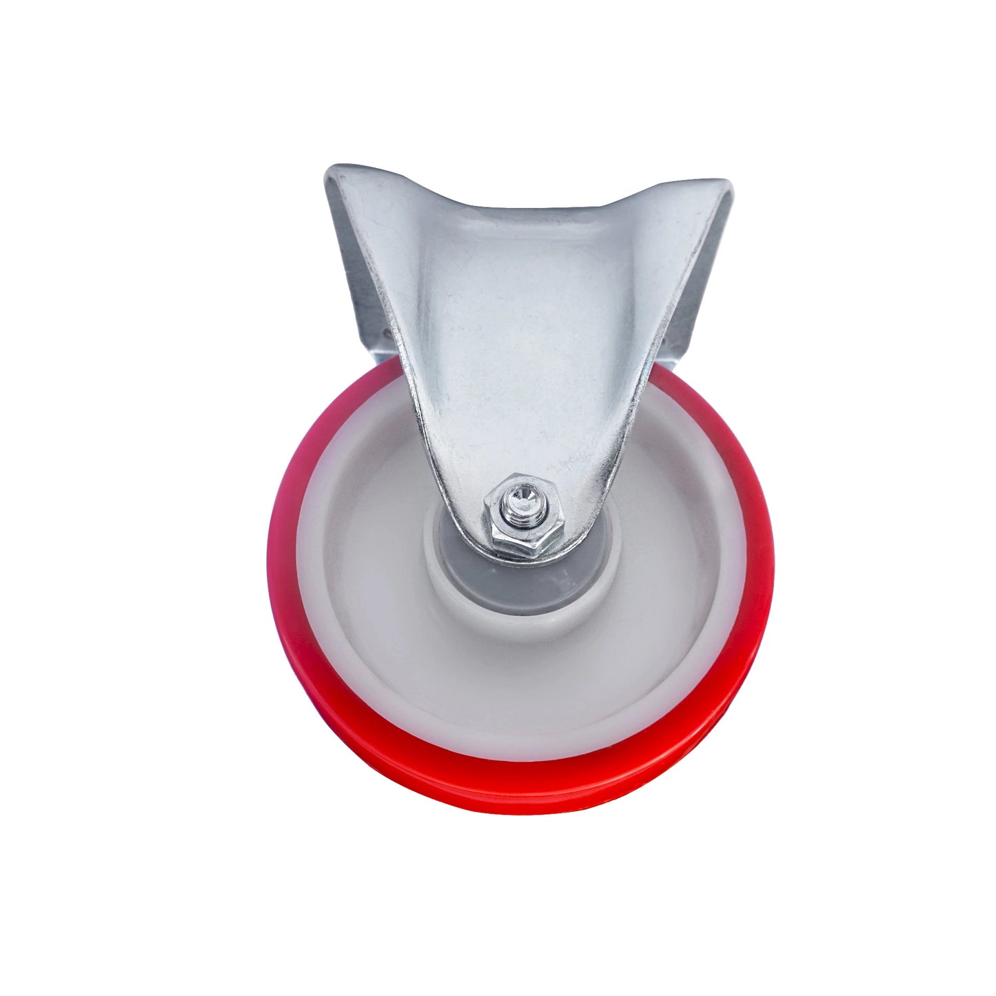 Ø 125 mm | Fixed castor without brake: polyamide, polyurethane, mounting plate, ball bearing, load capacity 220 kg | 6301-125