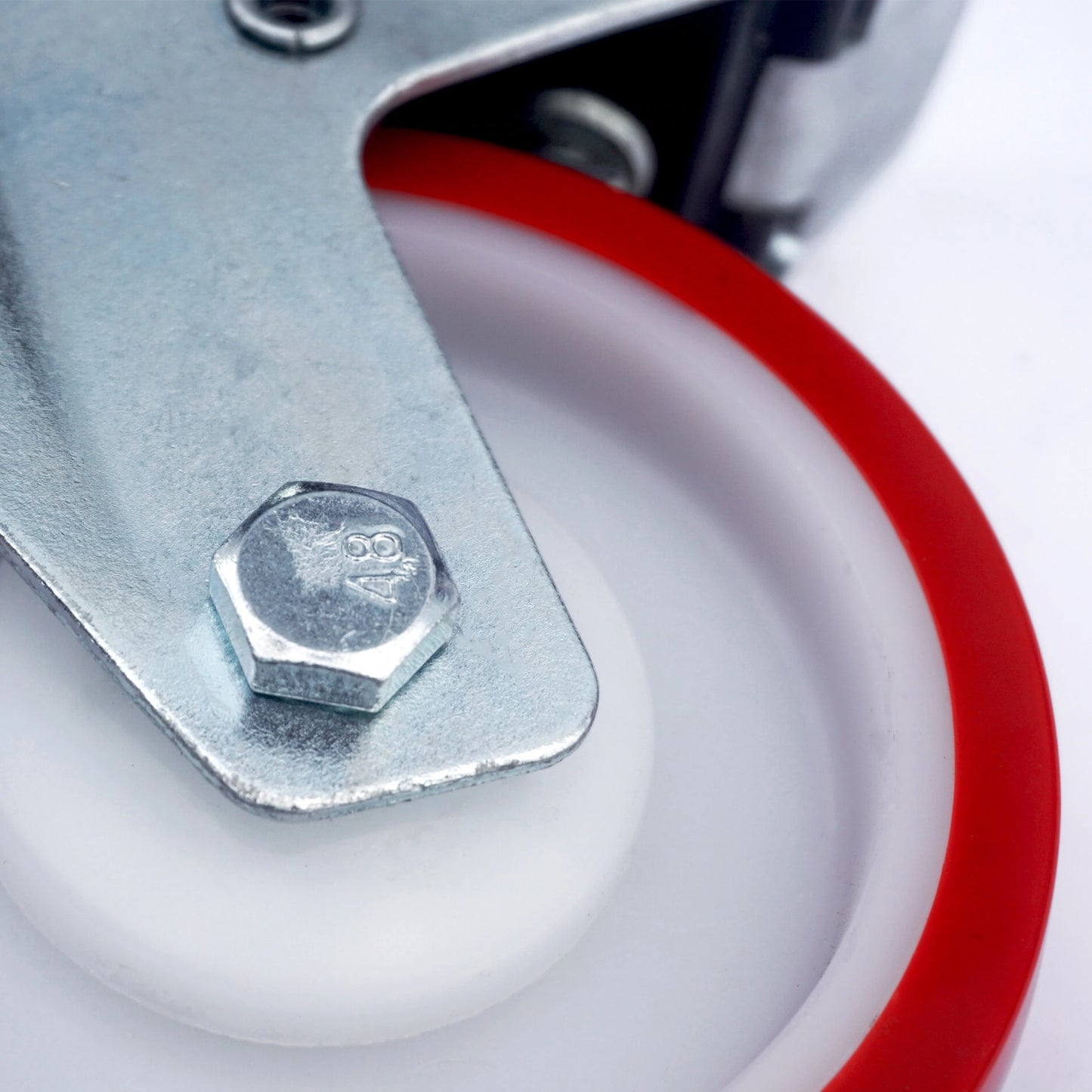 Ø 125 mm | Swivel castor without brake: polyamide, polyurethane, mounting plate, ball bearing, load capacity 220 kg | 6303-125