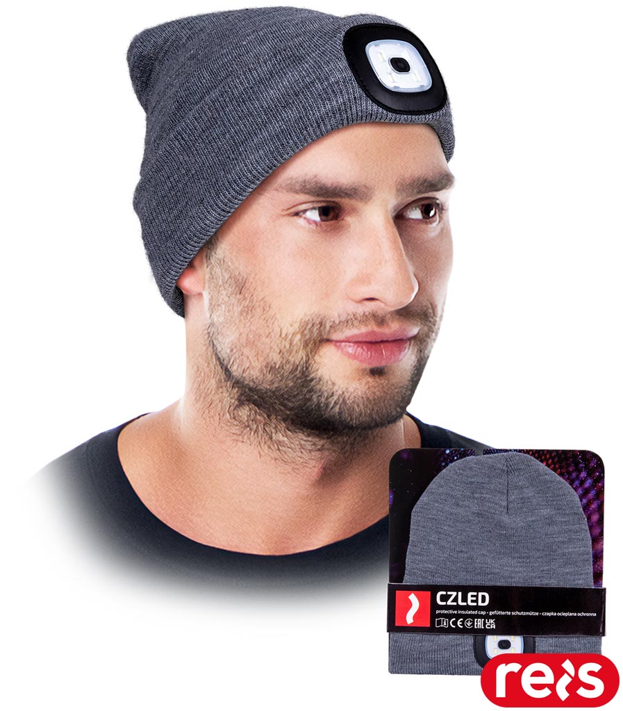 Winter hat with LED light