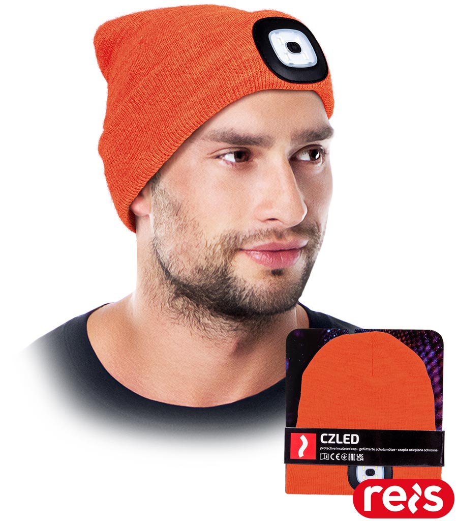 Winter hat with LED light