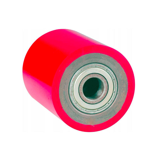 Ø 80 mm, width 80 mm | Pallet truck roller: cast iron polyurethane, ball bearing, load capacity 350 kg | R02-80