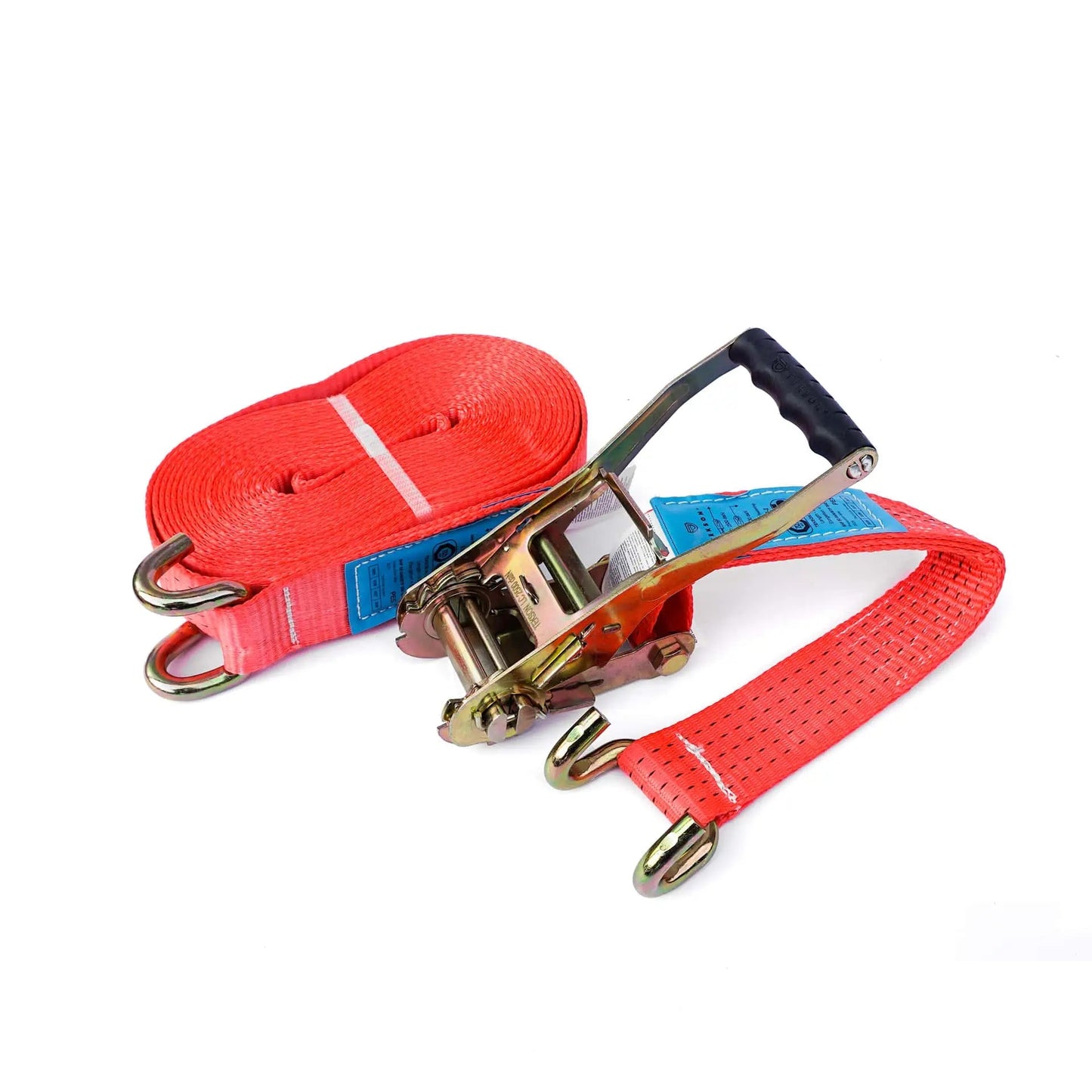 Spanngurt LC 2500 daN, mit "U" Haken, Set mit Zugratsche STF 350 daN ERGO