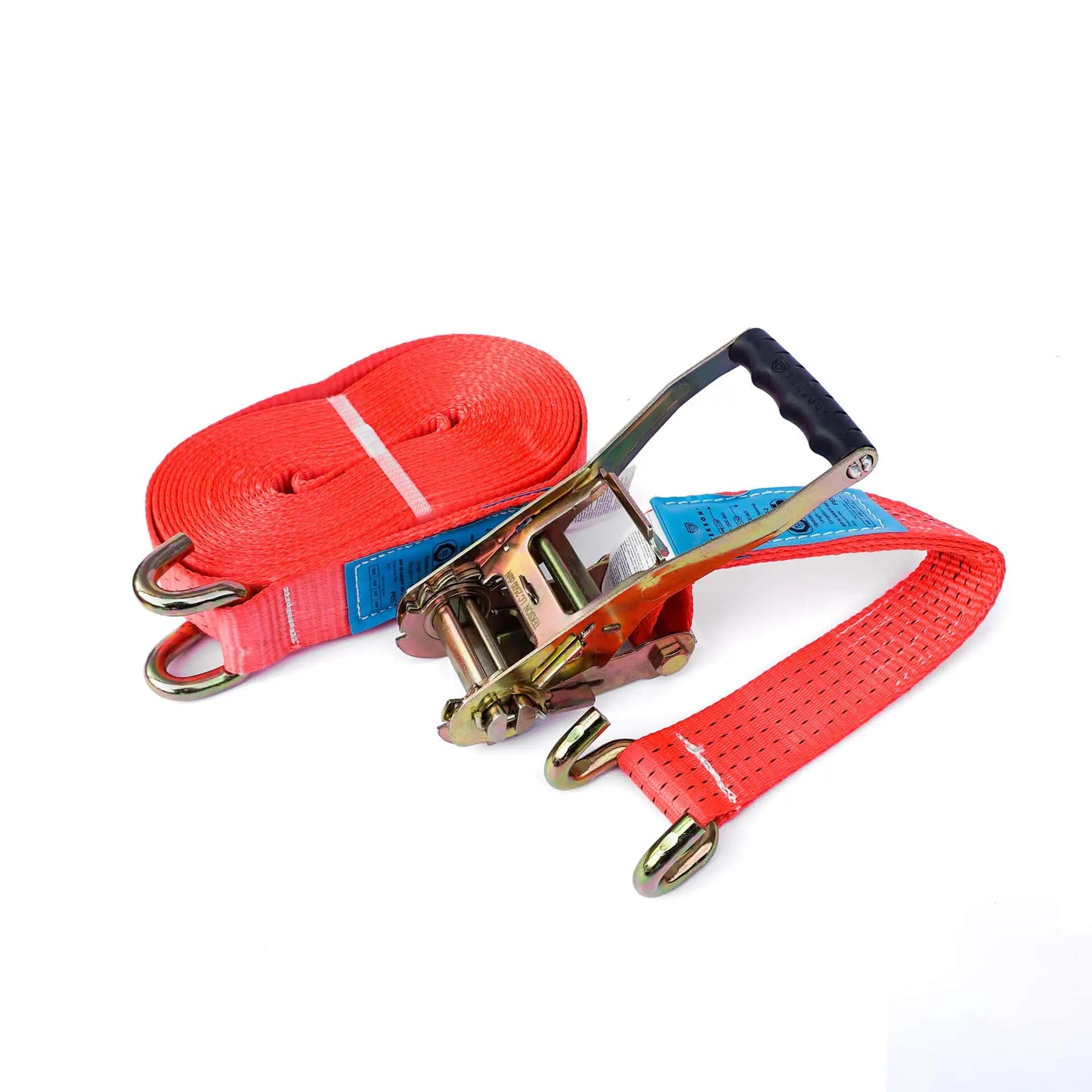 Spanngurt LC 2500 daN, mit "U" Haken, Set mit Zugratsche STF 500 daN ERGO
