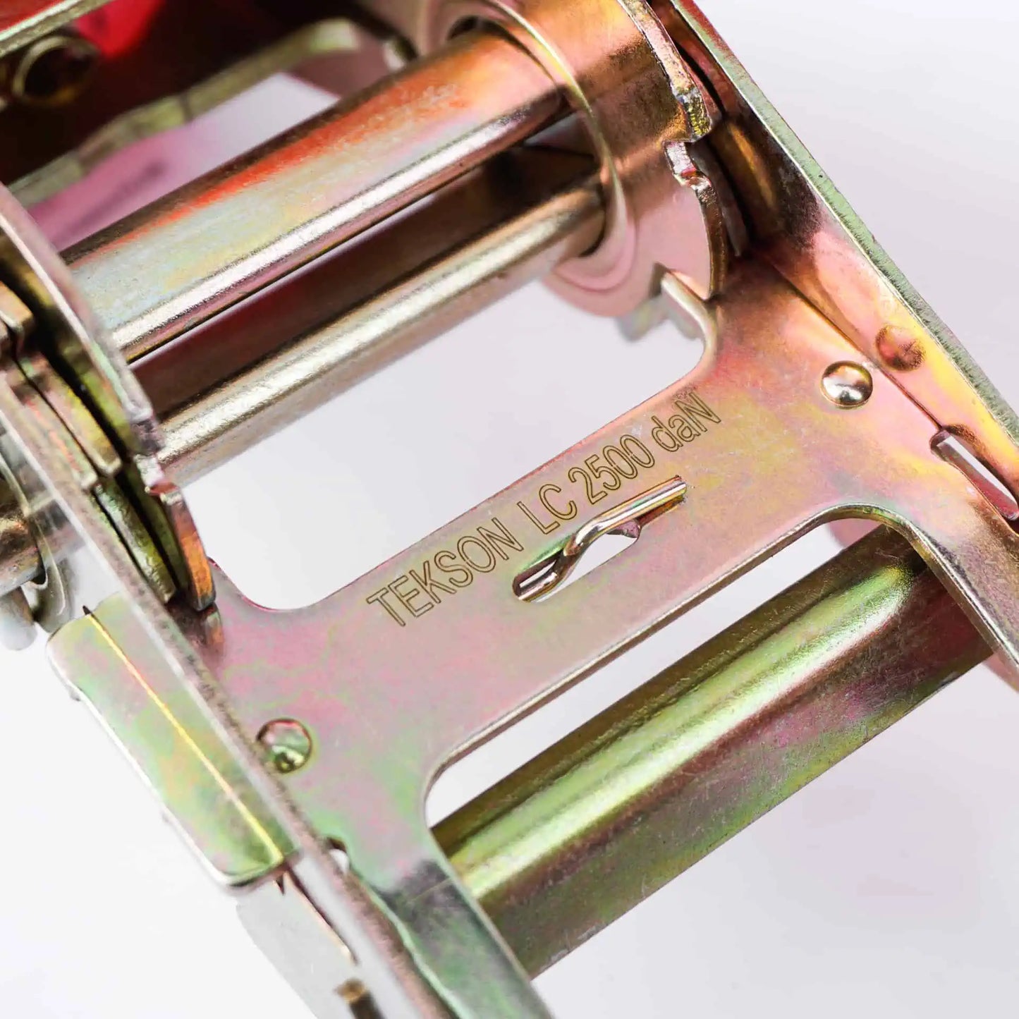 Spanngurt LC 2500 daN, mit "U" Haken, Set mit Zugratsche STF 350 daN ERGO