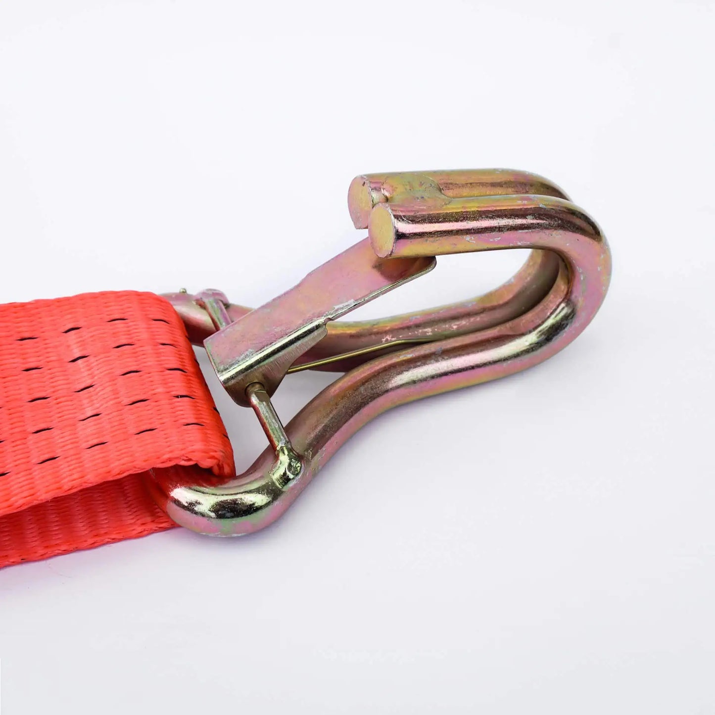 Spanngurt LC 2500 daN, Set mit Zugratsche STF 500 daN Ergo, Doppel J-Haken mit Riegel