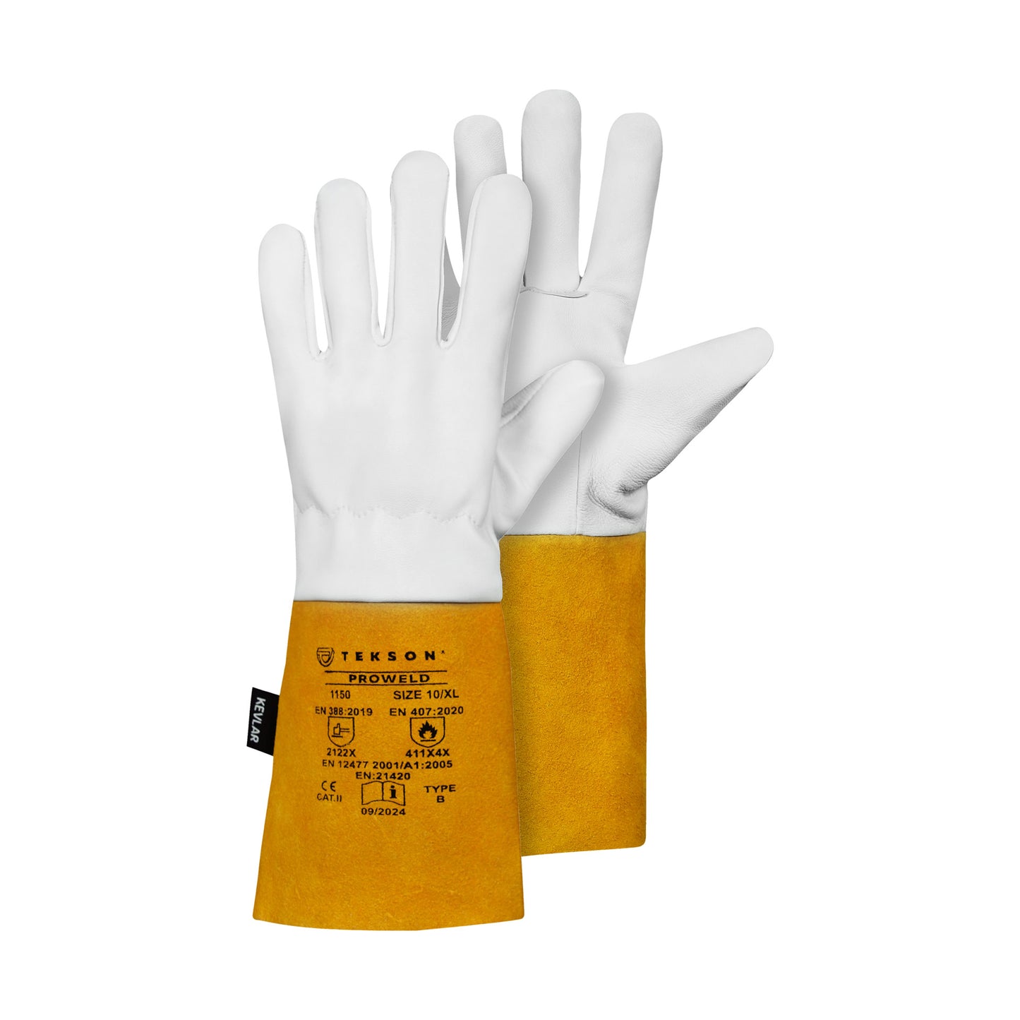 Schweißerhandschuhe Tekson, 6 Paar | PROWELD