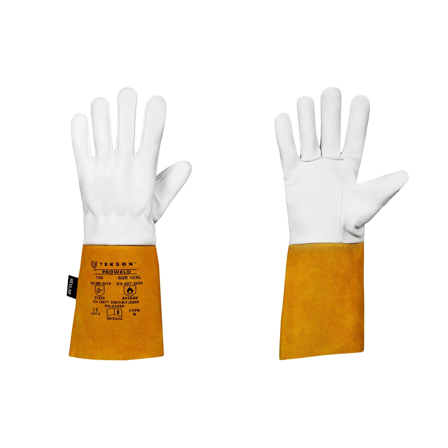 Schweißerhandschuhe Tekson, 6 Paar | PROWELD