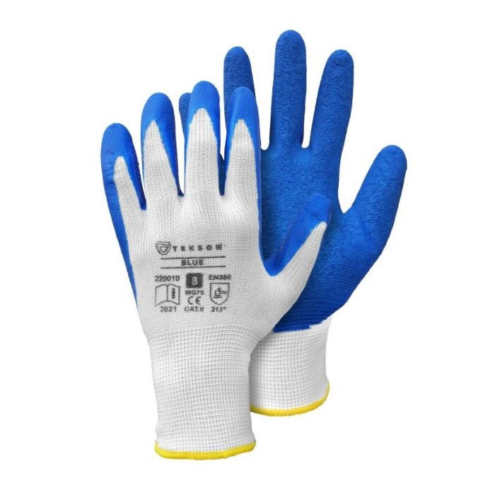 Arbeitshandschuhe Tekson, luftig, 12 Paar | Blue