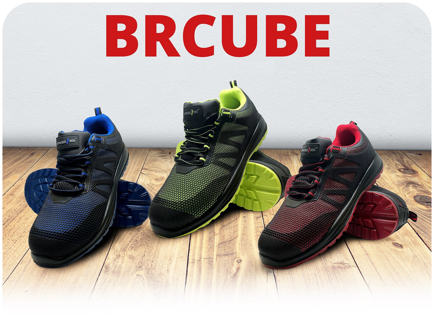 Sicherheitsschuhe mit Metallkappe Reis | Brcube S1P SRC