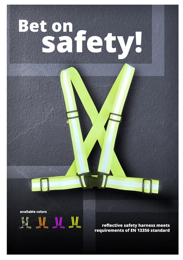 Reflective suspenders | Kos Strape