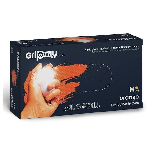 Nitrile gloves Gripzzly, box of 50 pieces.