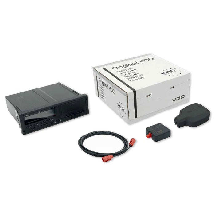 VDO Set: Fahrtenschreiber DTCO 4.1 ADR Z2 ohne CAN-R, Antenne DSRC, 3 Meter Kabel DSRC, Abdeckung | 2910003214700