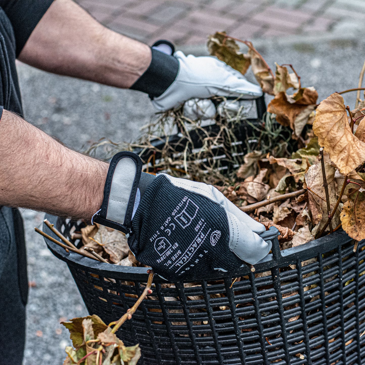 Arbeitshandschuhe Tekson, mit Klettverschluss, 12 Paar | Practical