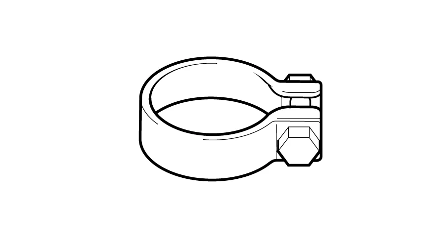 Eberspächer Rohrklemme / Rohrschelle 26-28 MM | 221000500500