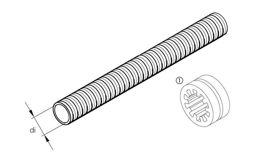 Eberspächer flexible exhaust pipe 24 mm stainless steel | 36061299
