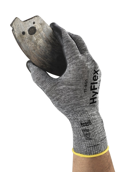 Ansell HyFlex breathable nitrile-coated work gloves, 12 pairs | 11-801