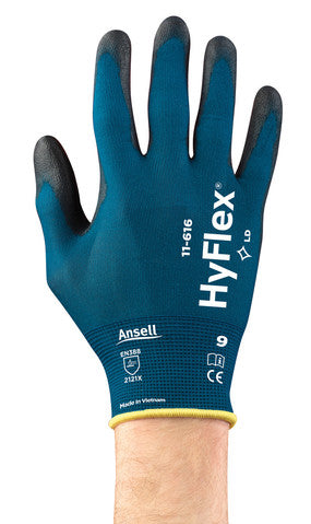 Montagehandschuhe Ansell HyFlex, 12 Paar | 11-616