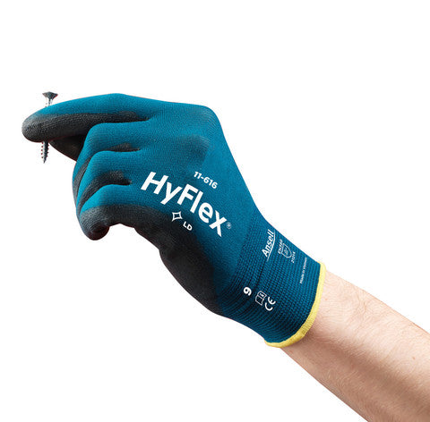 Montagehandschuhe Ansell HyFlex, 12 Paar | 11-616