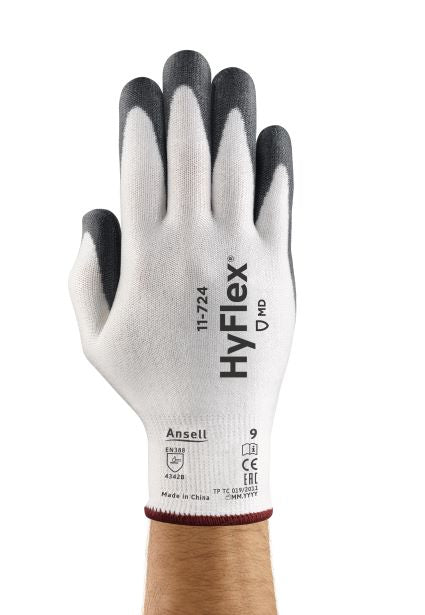 Ansell HyFlex cut-resistant gloves, 12 pairs | 11-724
