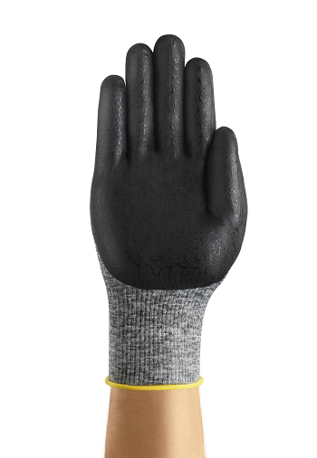 Ansell HyFlex breathable nitrile-coated work gloves, 12 pairs | 11-801