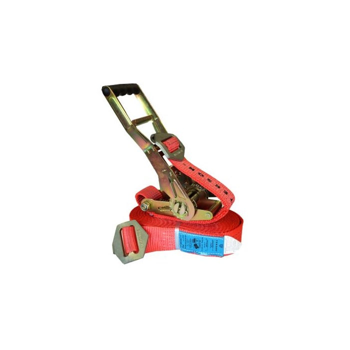 Spanngurt LC 2500 daN, mit Krone-Haken, Set mit Zugratsche STF 500 daN ERGO