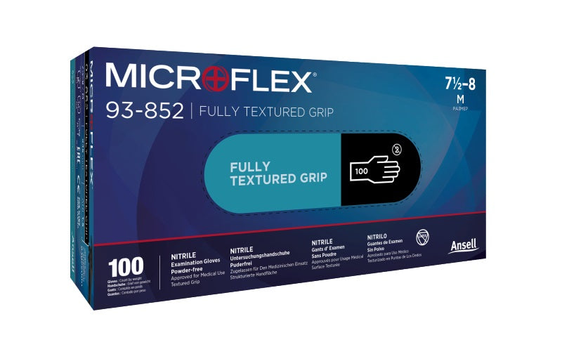 Nitrilhandschuhe Ansell Microflex, chemikalienfest, Box 100 St. | 93-852