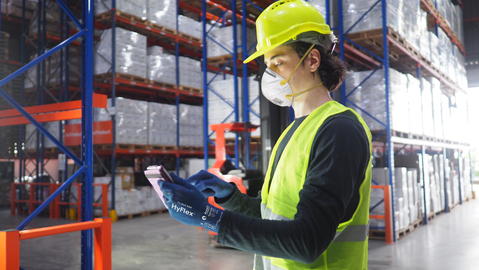 Ansell HyFlex antistatic work gloves, 12 pairs | 11-819 ESD