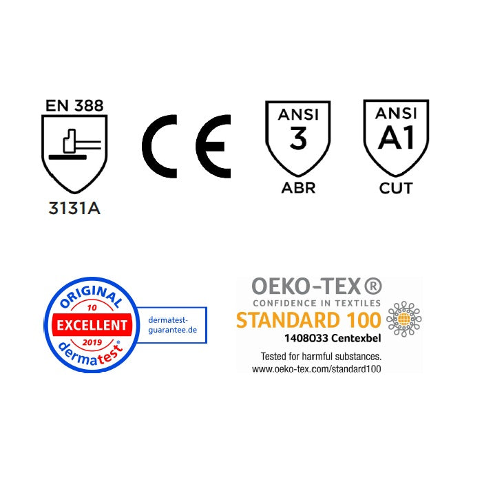 Montagehandschuhe Ansell HyFlex, atmungsaktiv, 12 Paar | 11-800