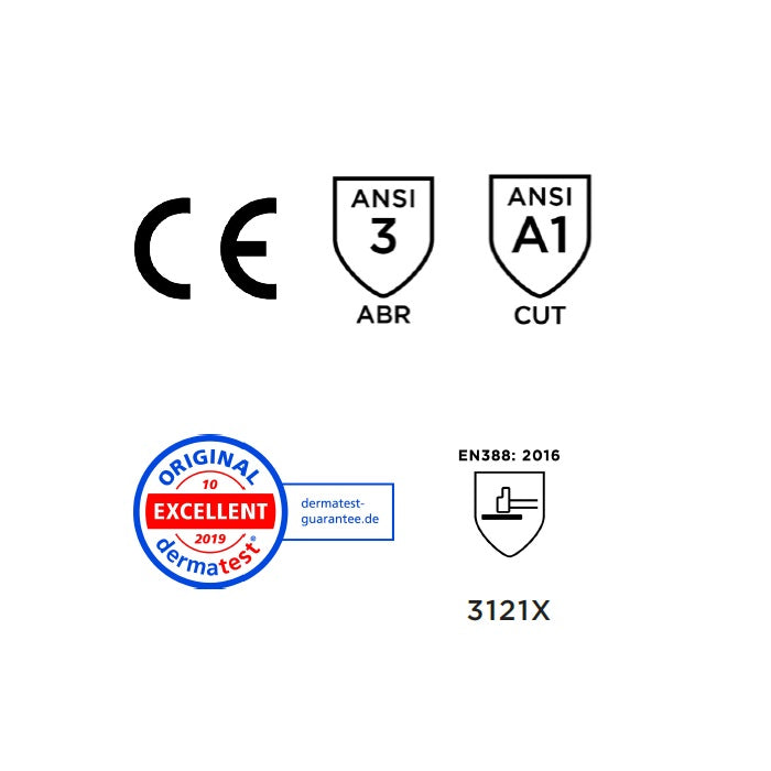 Montagehandschuhe Ansell HyFlex, 12 Paar | 11-618