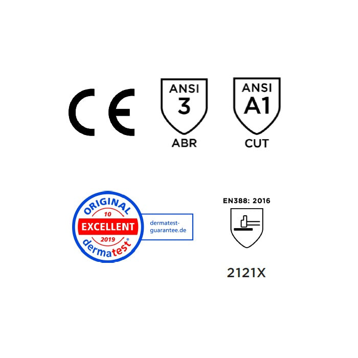 Montagehandschuhe Ansell HyFlex, 12 Paar | 11-616