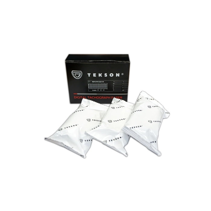 Thermopapierrollen Tekson für digital Tacho, 3 Stück pro Verpackung | 207001