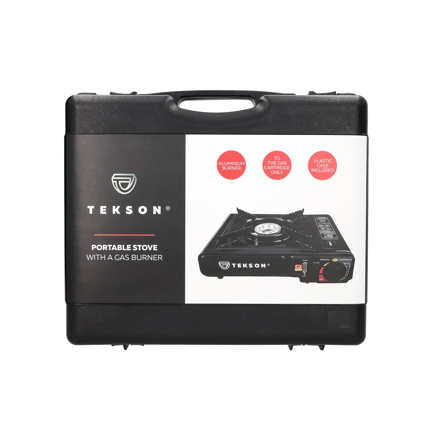 Campingkocher im Kunststoffkoffer | Keramikbrenner | 202095