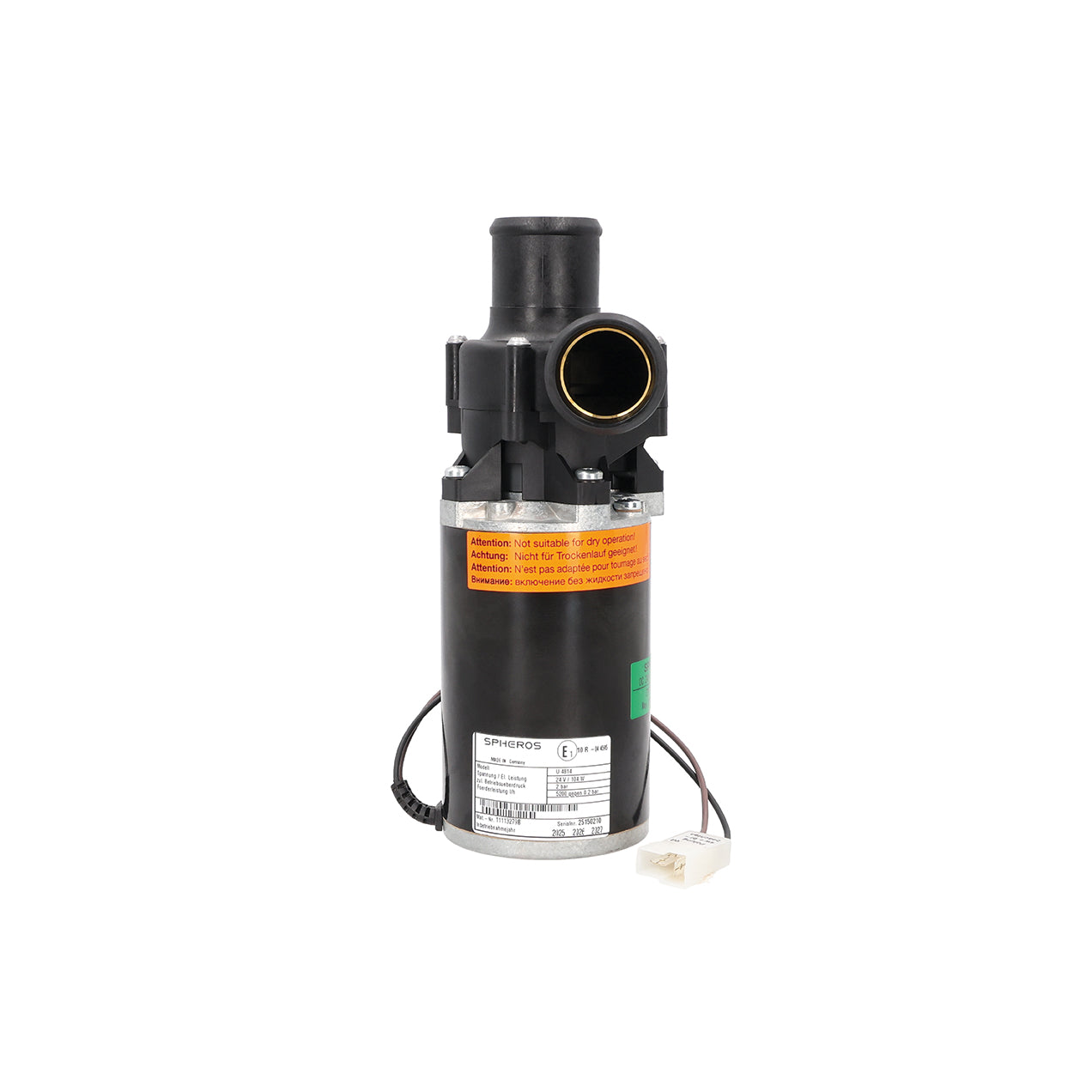 SPHEROS Circulation Pump U 4814 24V with AMP 6.3 Connector | 11113279B