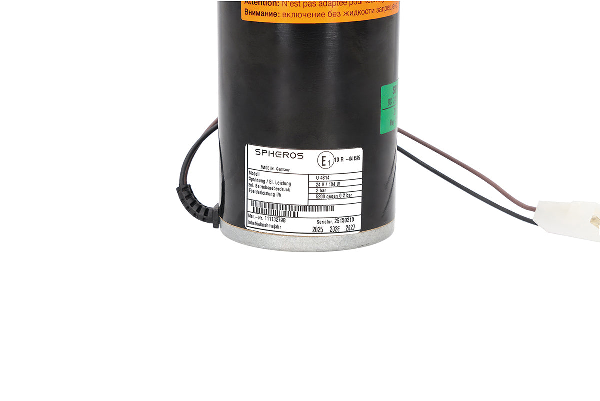 SPHEROS Circulation Pump U 4814 24V with AMP 6.3 Connector | 11113279B
