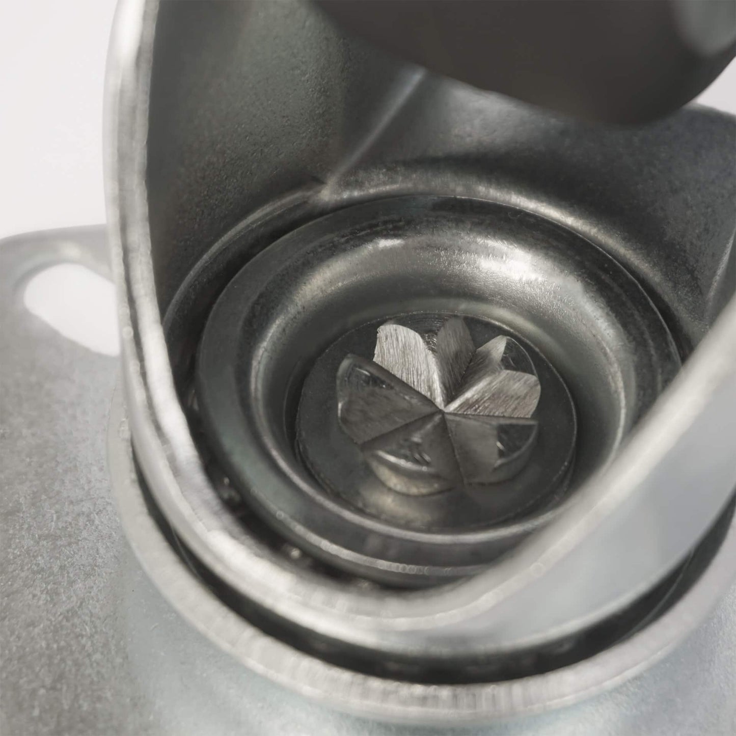 Ø 125 mm | Lenkrolle ohne Bremse: thermoplastischer Gummi, Anschraubplatte, Gleitlager, Tragfähigkeit 120 kg | 3013A-125