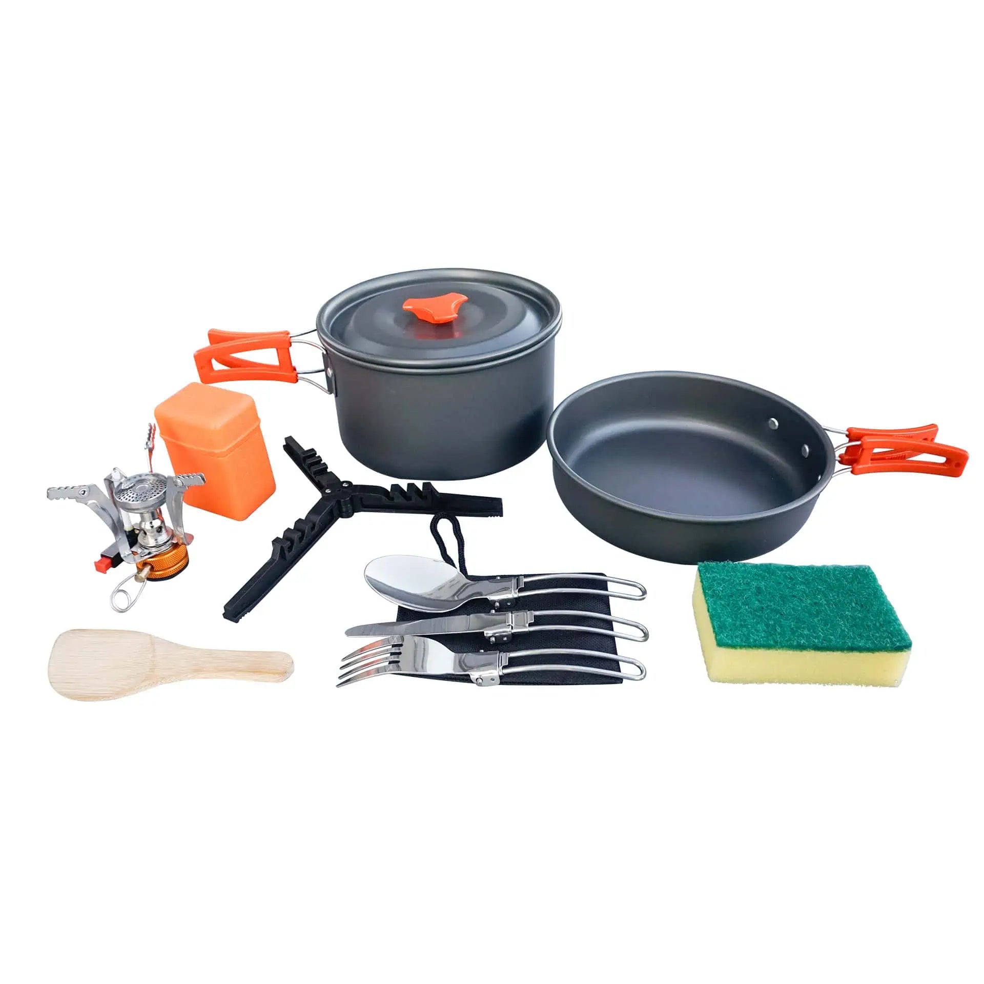 camping kochgeschirr set Camping Kochgeschirr Set mit Gasbrenner und Besteck, Outdoor "EXPEDITI – merkol.de
