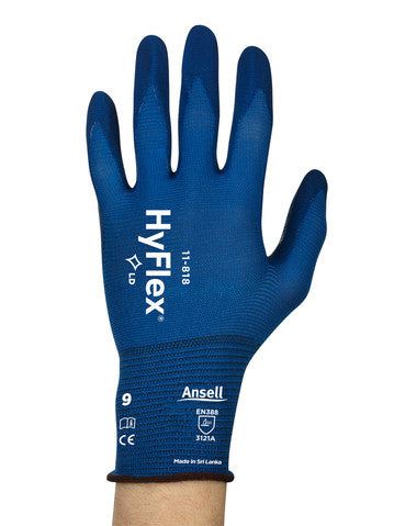 Montagehandschuhe Ansell HyFlex, 12 Paar | 11-818