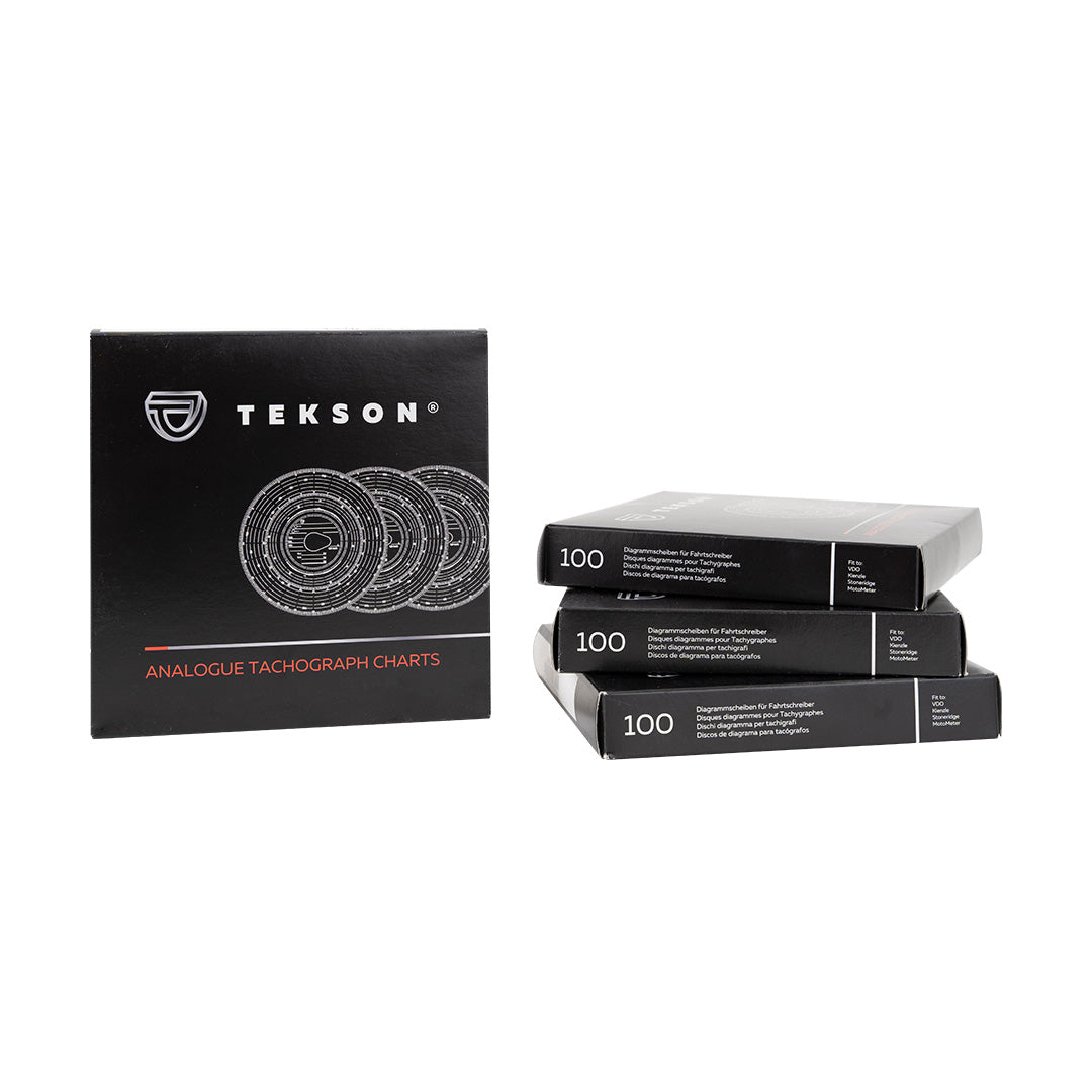 Diagrammscheiben für analog Tacho, 100 Stück pro Verpackung | Tekson